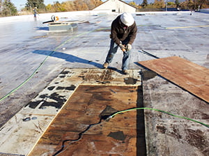 Storm Damaged Roof